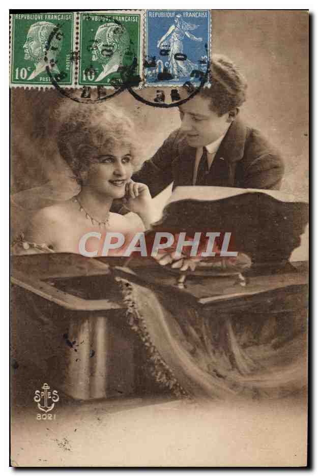 CPA Fantaisie Femme 