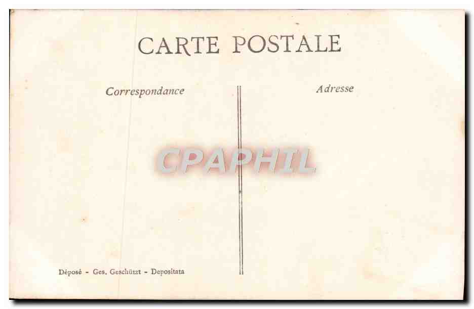 CPA Fantaisie Femme Gui — Rückseite