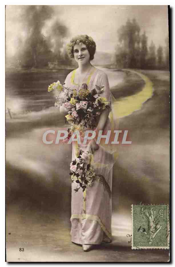 CPA Fantaisie Femme 