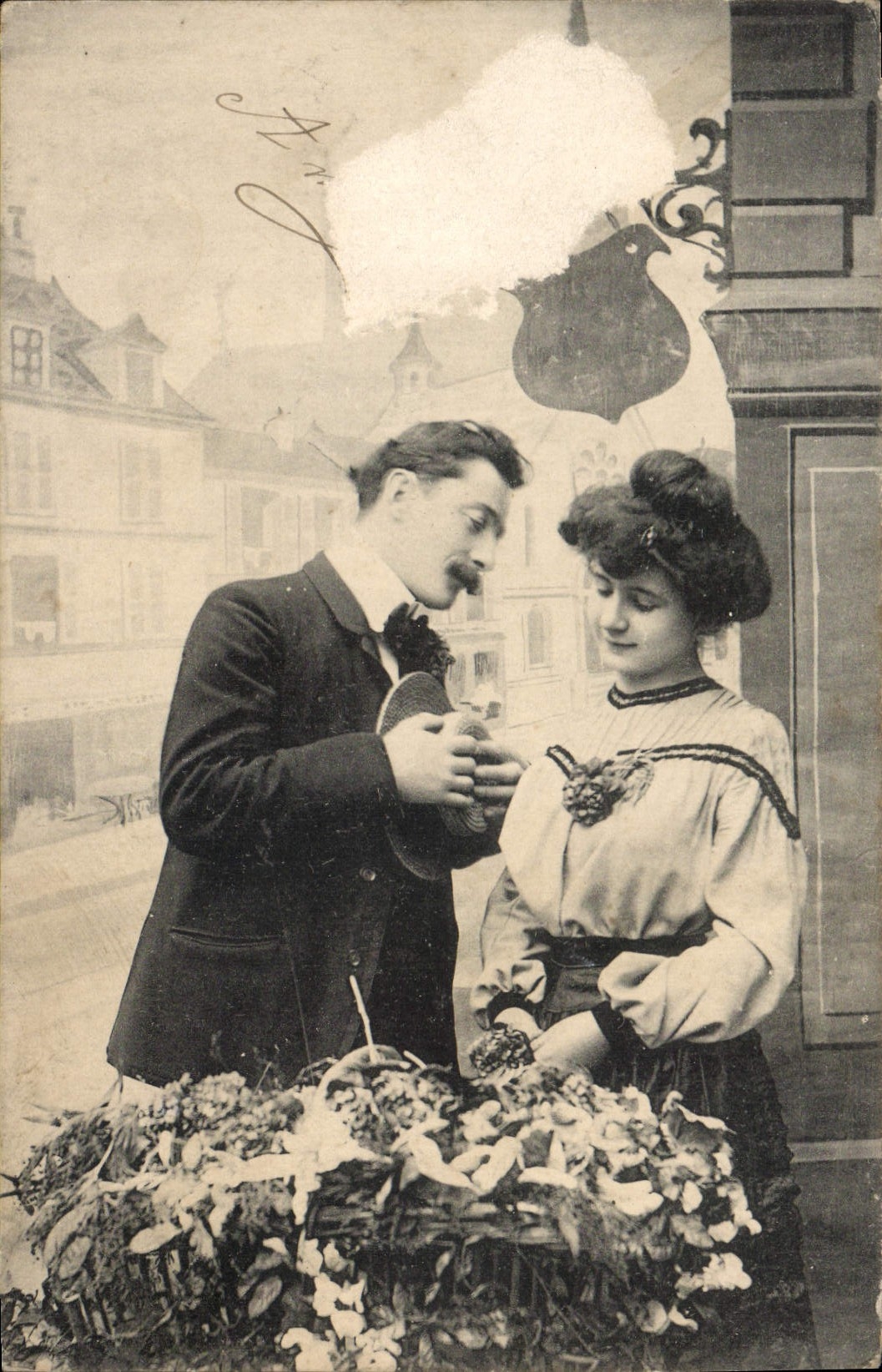 CPA Fantaisie Femme 