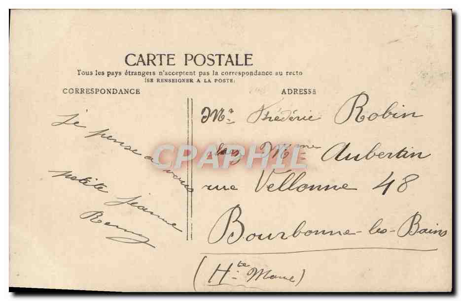 CPA Fantaisie Enfant — Rückseite