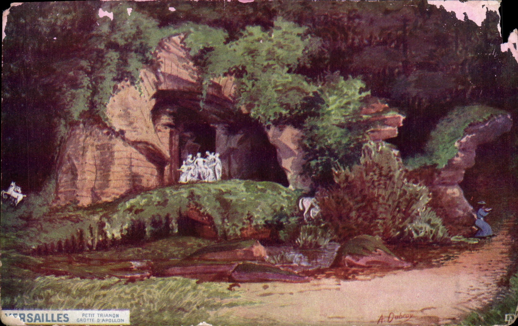 Versailles — Petit Trianon, Grotte d'Apollon — A. Dubois