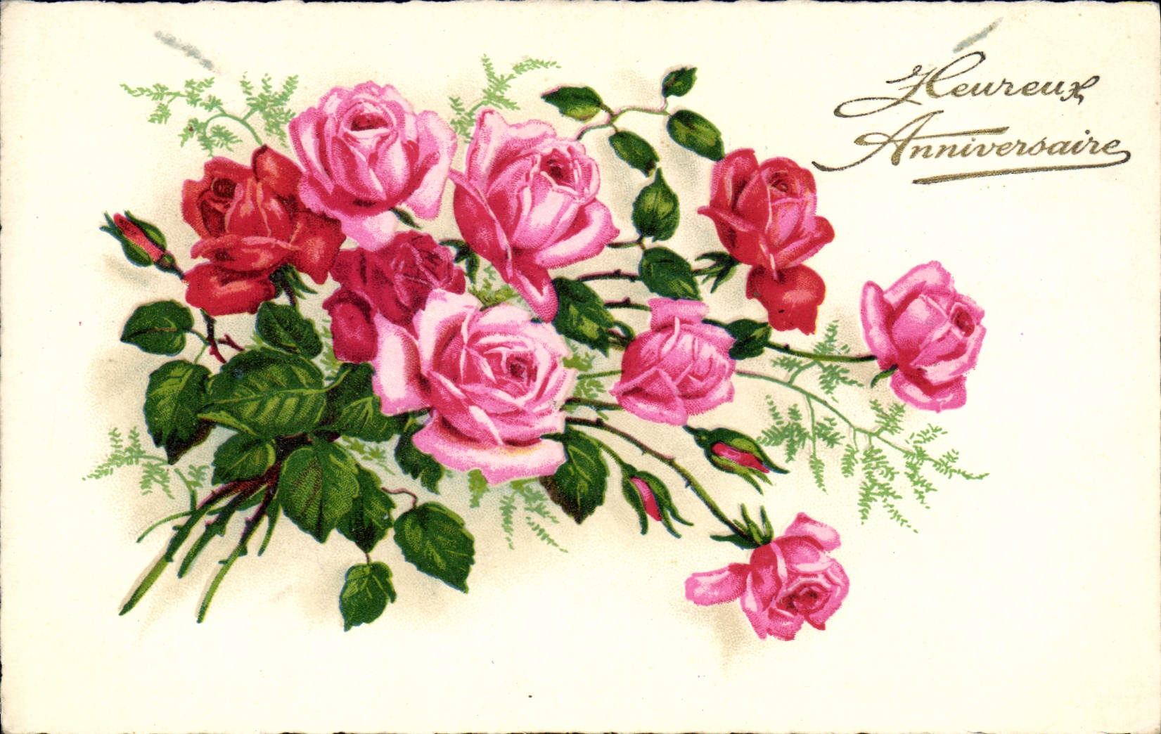 CPA Fantaisie Fleurs
