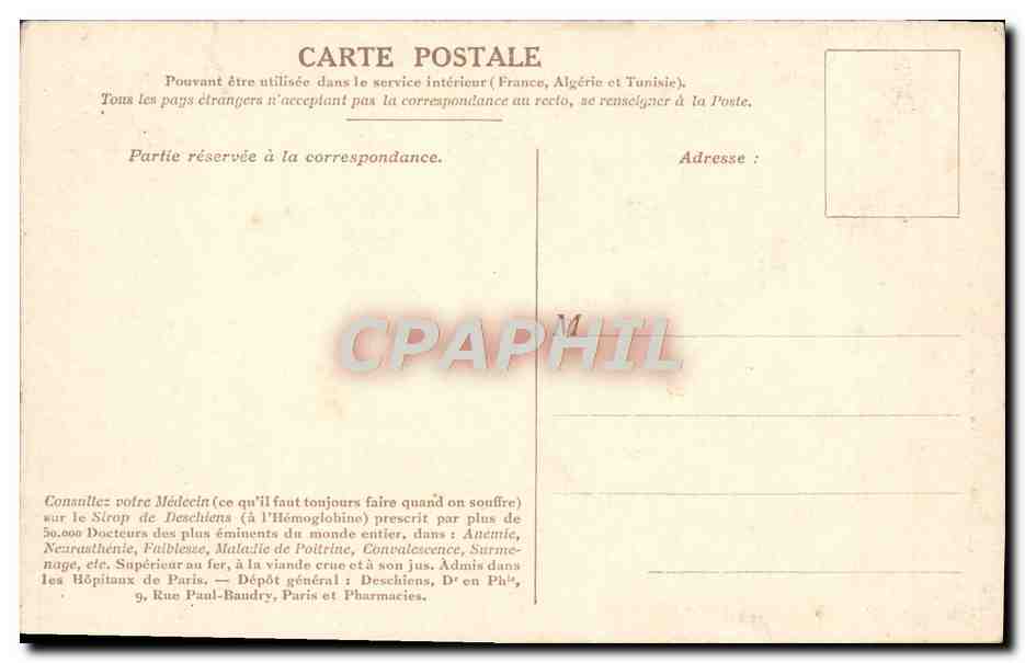 CPA Siege d'Yorktown Rochambeau et Washington donnant les derniers ordres pour l'attaque Militaria — Verso