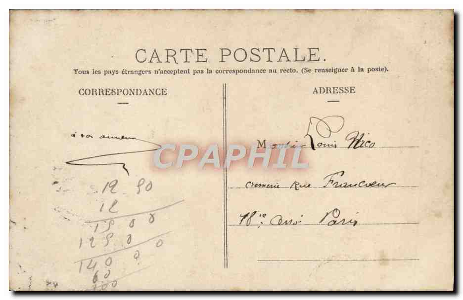 CPA Fantaisie Femme Enfant Bebe — Verso