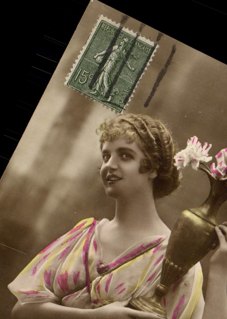 CPA Fantaisie Femme 