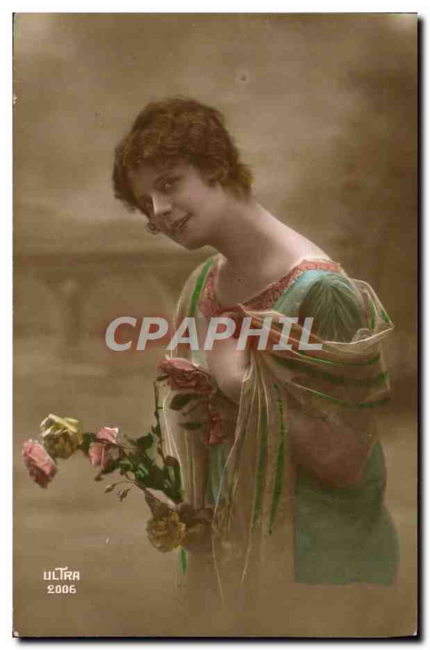 CPA Fantaisie Femme 
