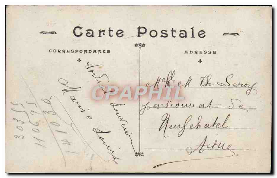 CPA Fantaisie Jeanne d'Arc — Verso