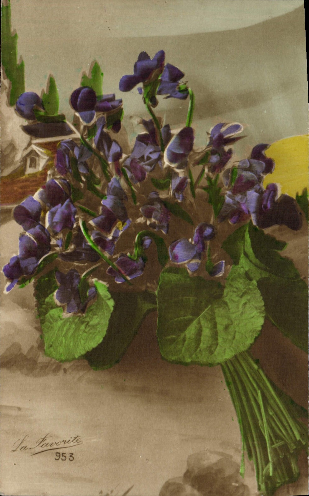 CPA Fantaisie Fleurs