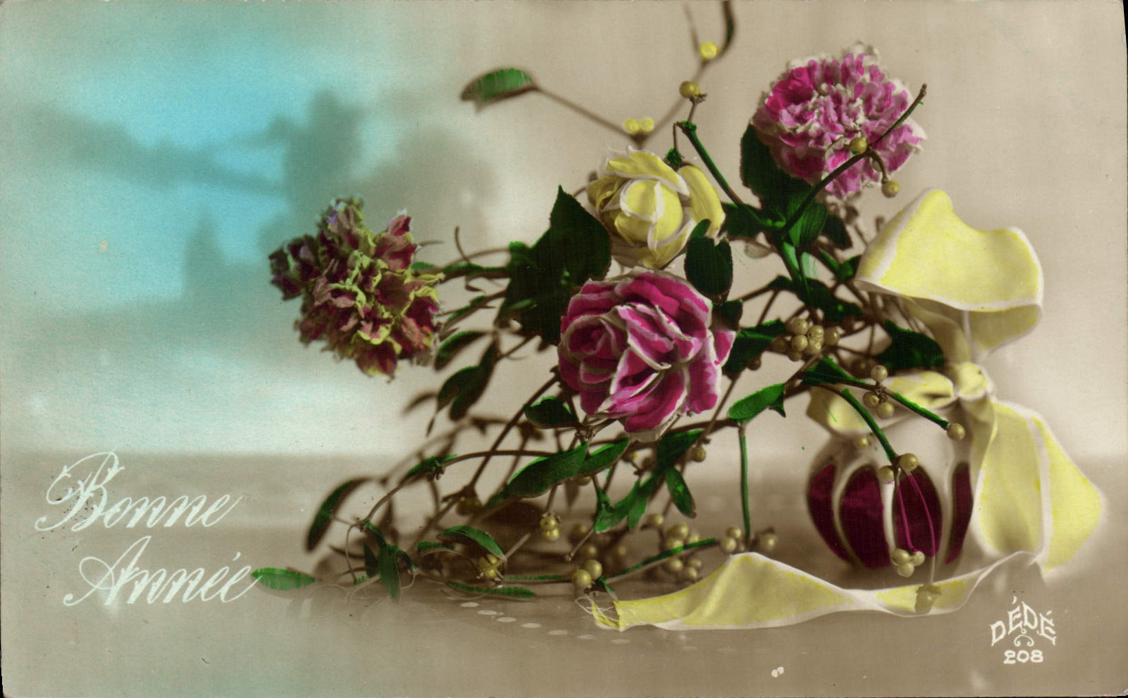 CPA Fantaisie Fleurs