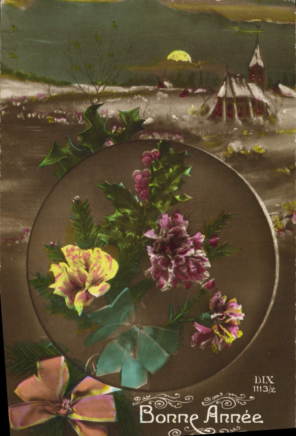 CPA Fantaisie Fleurs