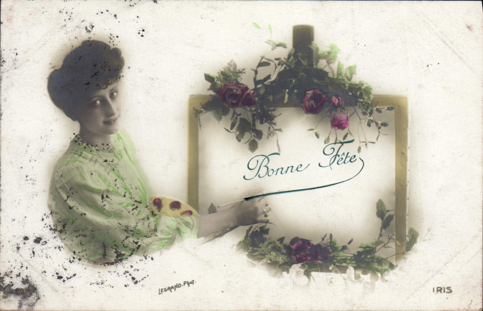 CPA Fantaisie Femme 