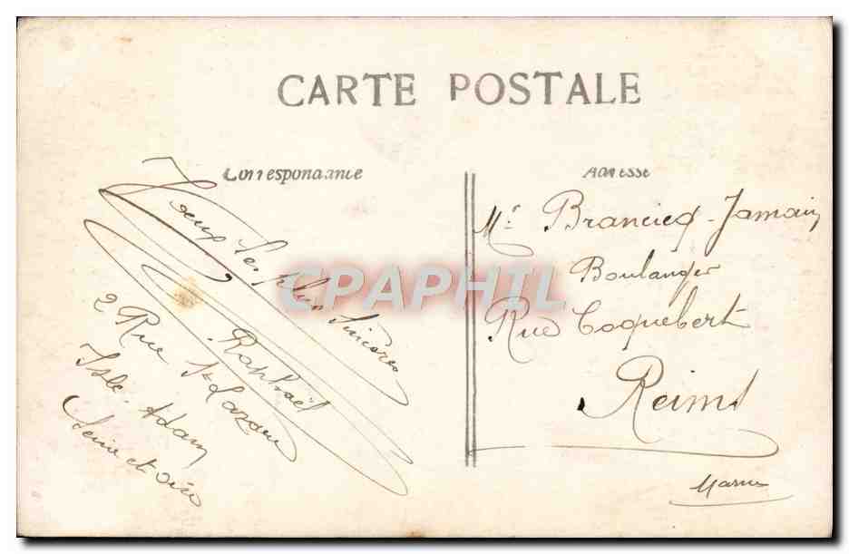 CPA Fantaisie Femme  — Rückseite