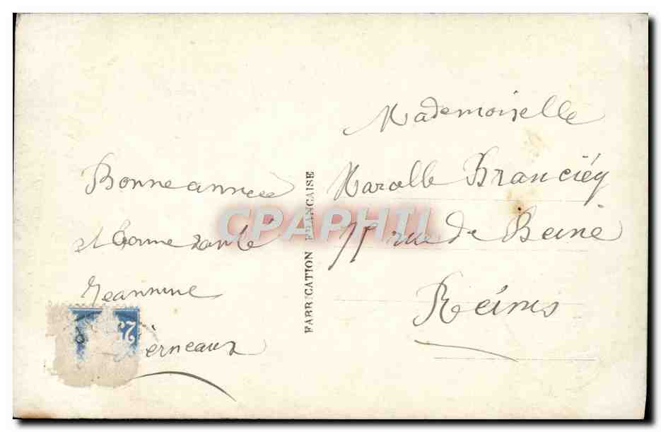 CPA Fantaisie Enfant — Rückseite