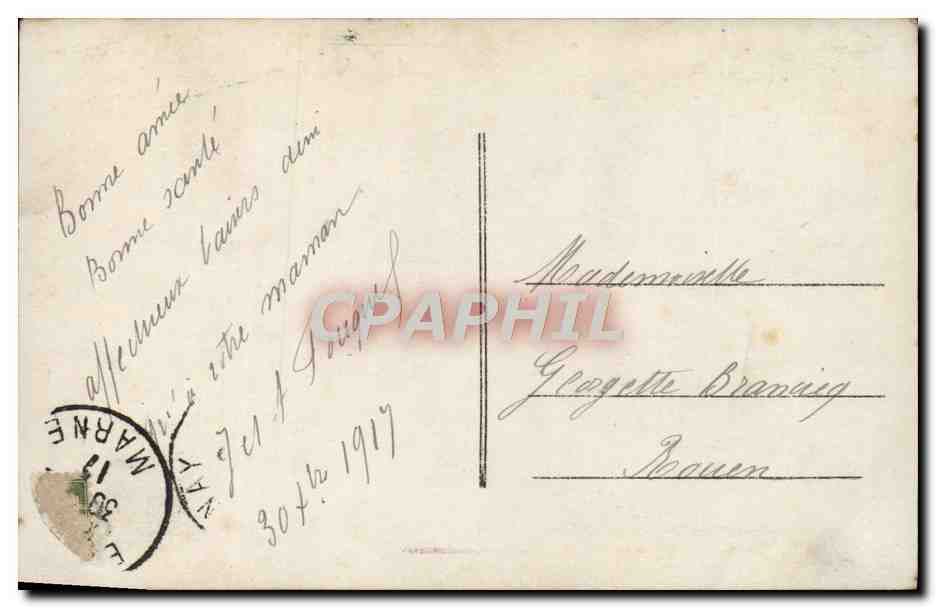 Famille en tenue de Noël — scène hivernale — éditeur Lita, n° 7016 — Reverso