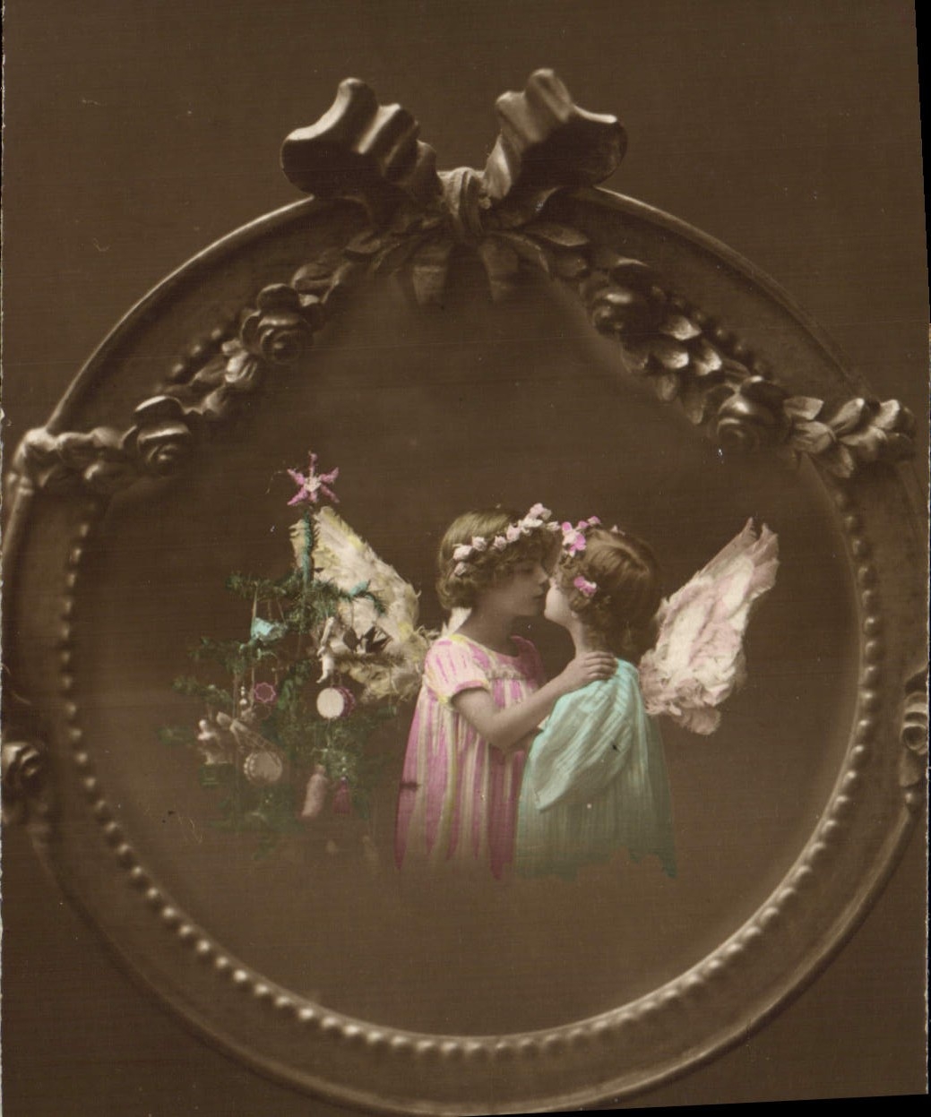 CPA Fantaisie Enfants Anges ange