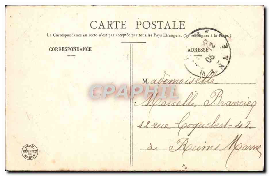 CPA Fantaisie Neol Sabot Guignol  — Rückseite