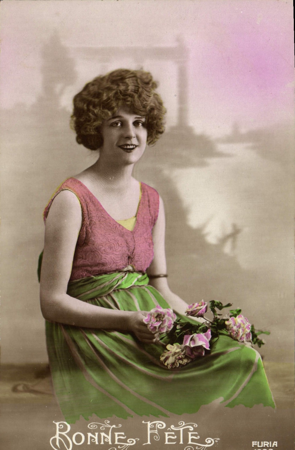 CPA Fantaisie Femme