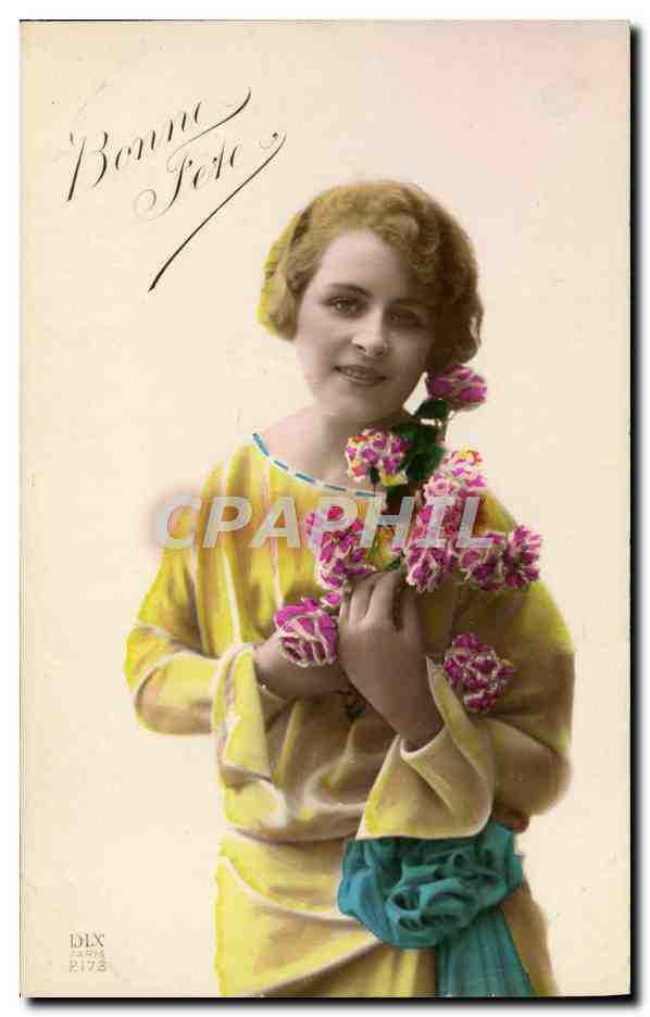 CPA Fantaisie Femme