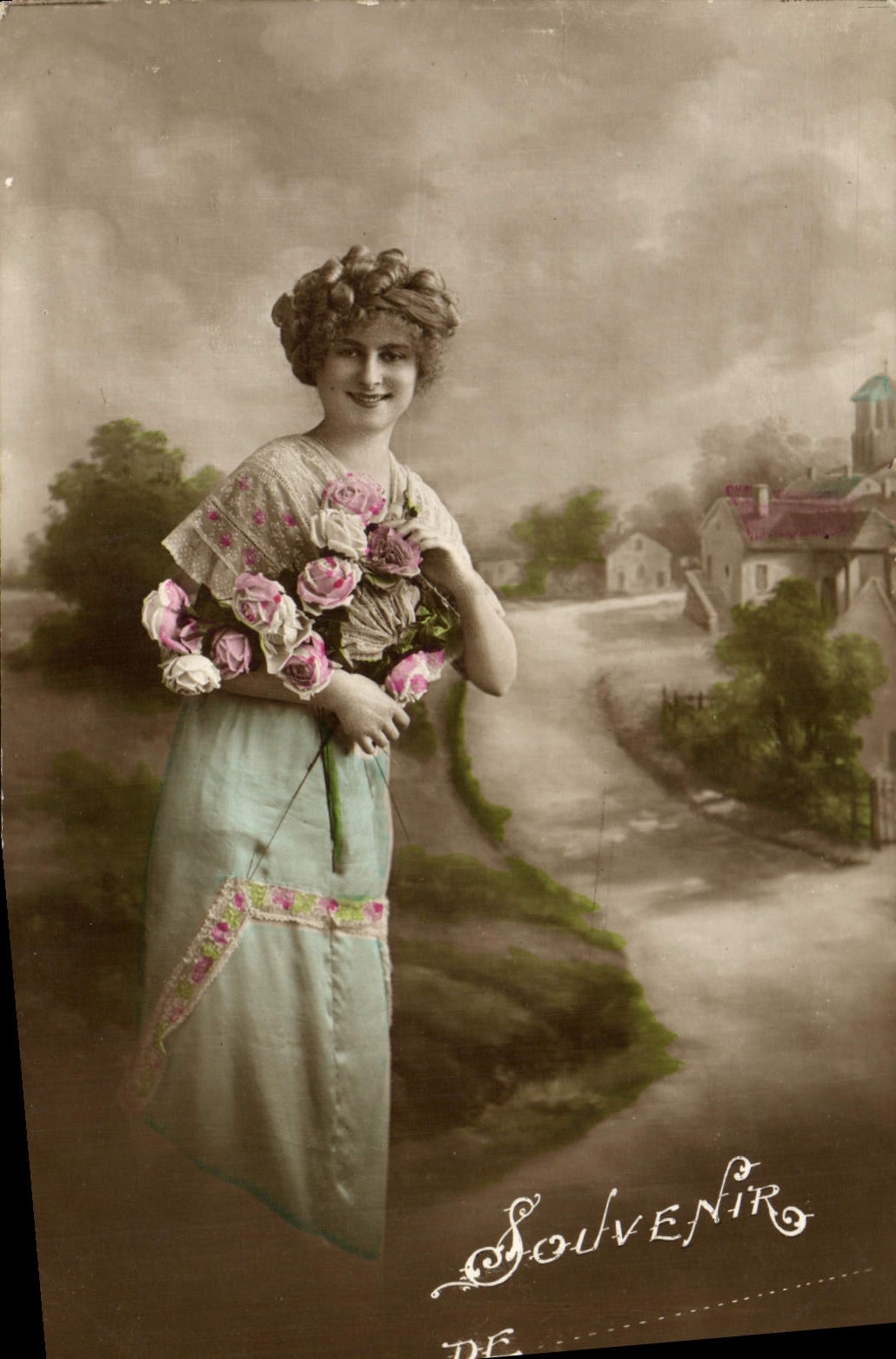 CPA Fantaisie Femme