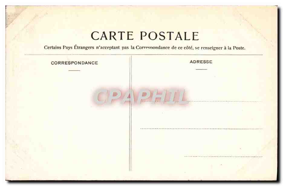 CPA Fantaisie Femme  — Verso