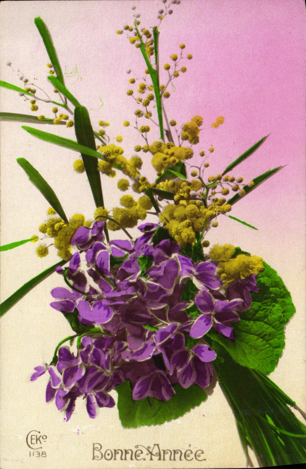 CPA Fantaisie Fleurs