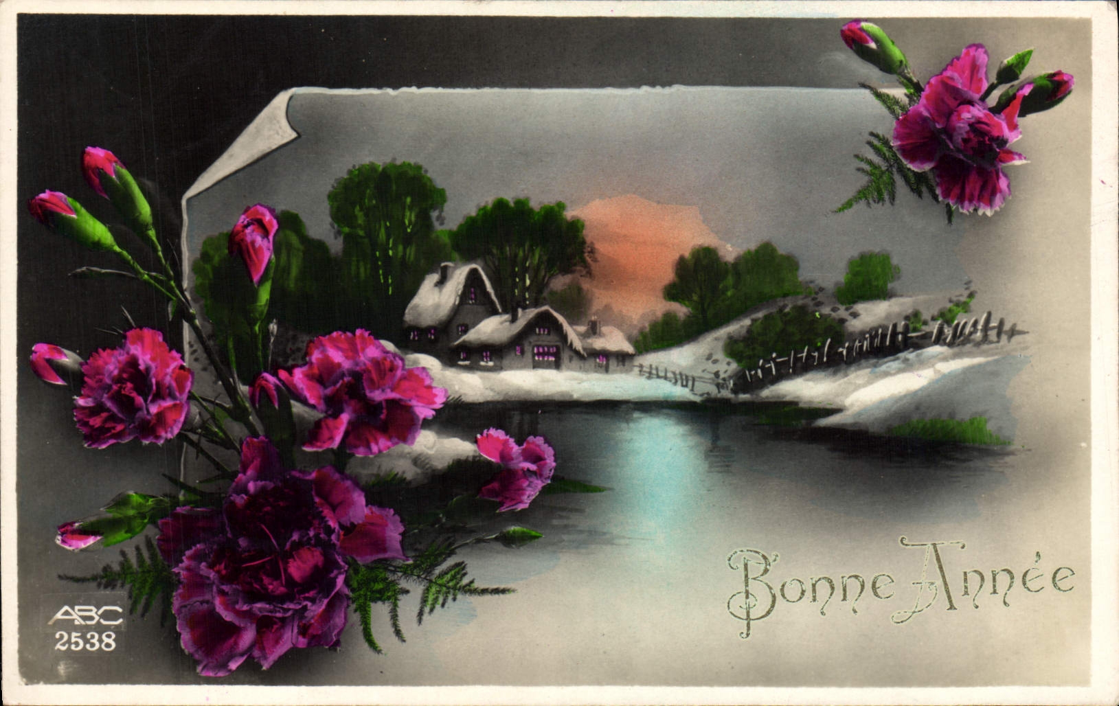 CPA Fantaisie Fleurs