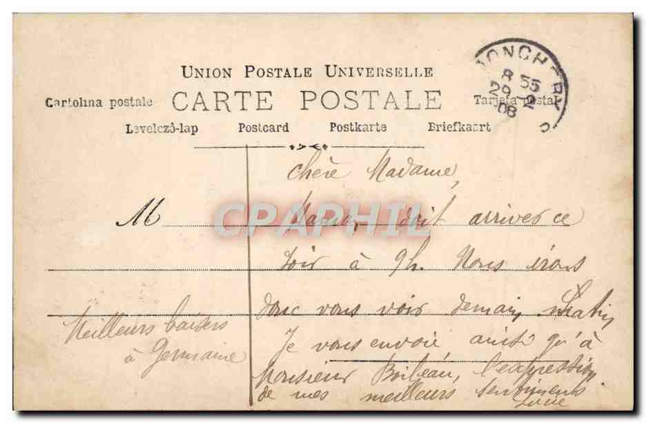 CPA Fantaisie Enfant — Rückseite