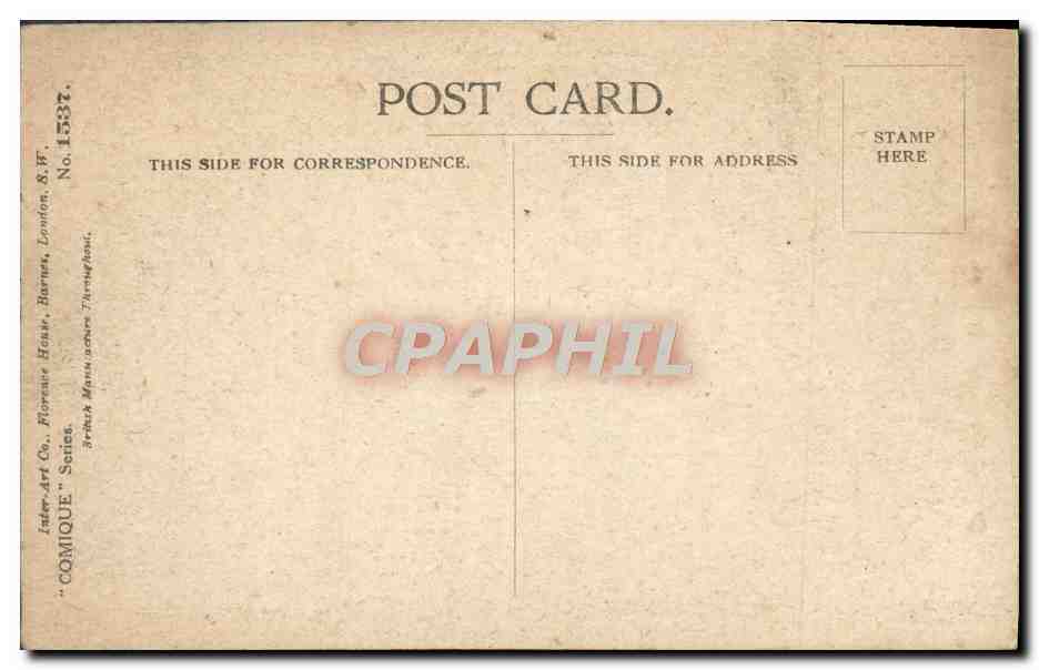 CPA Insectes Papillon Mouche Puce Donald Mc Gill — Rückseite