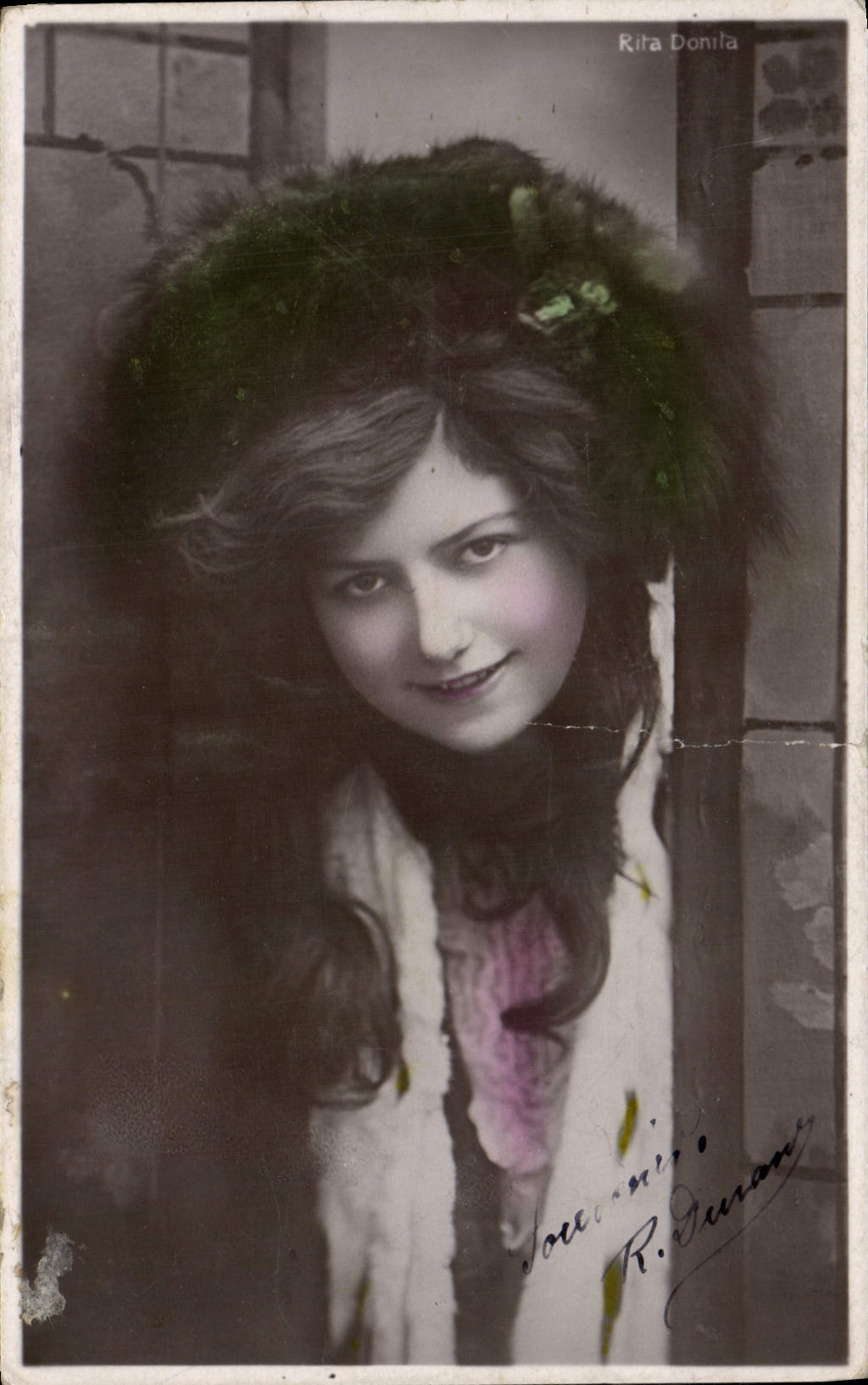 CPA Fantaisie Femme Rita Donita 