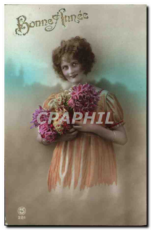 CPA Fantaisie Femme