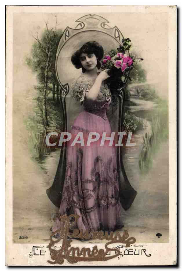 CPA Fantaisie Femme