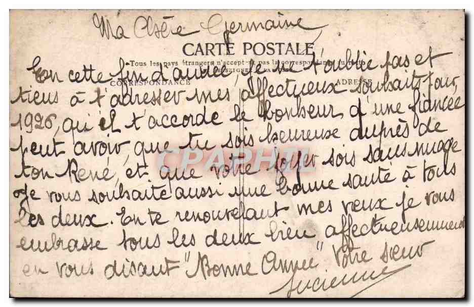 CPA Fantaisie Femmes Le droit de passage — Rückseite