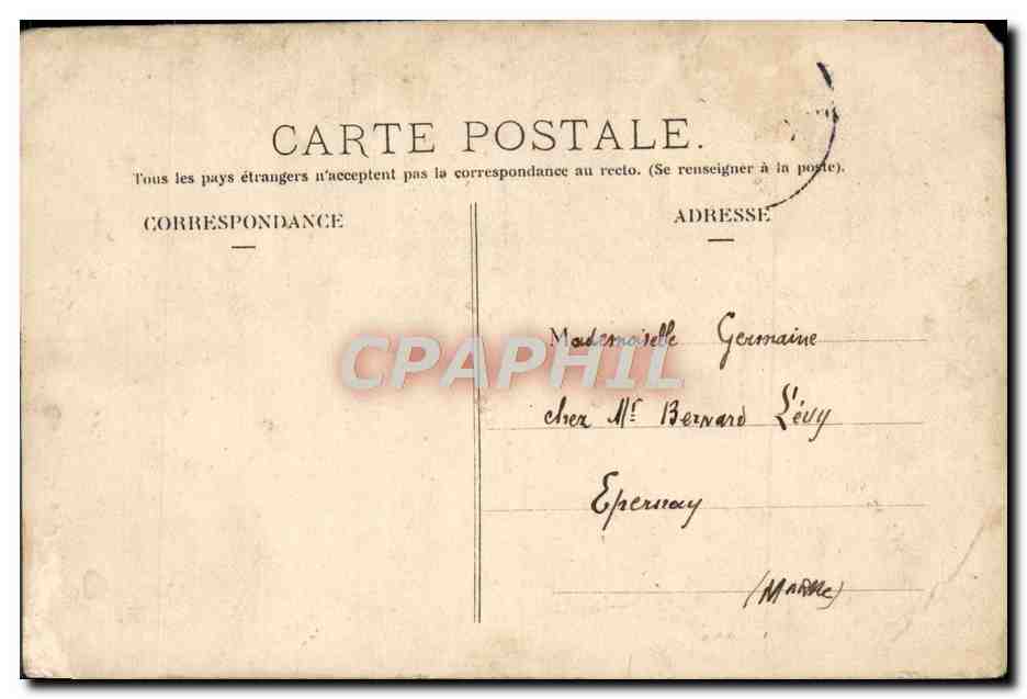 CPA Fantaisie Femme — Verso