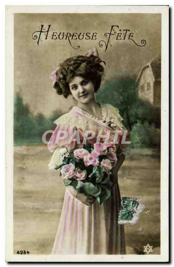 CPA Fantaisie Femme 
