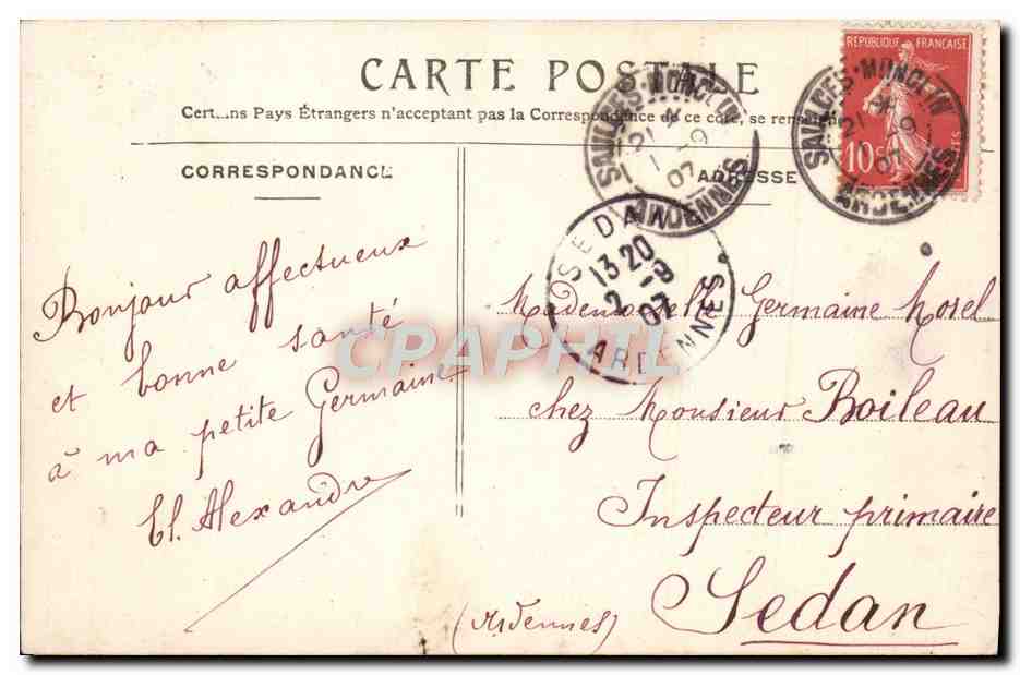 CPA Fantaisie Enfants Bonhomme de neige  — Rückseite