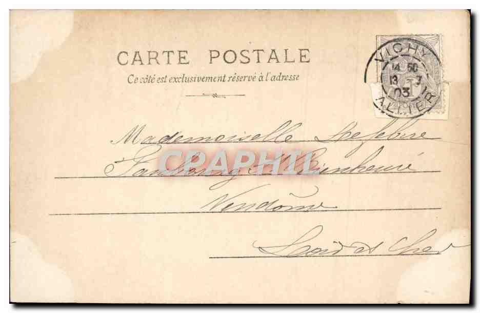 CPA Fantaisie Femme Enfant Merveilleuse au Palais Royal — Rückseite