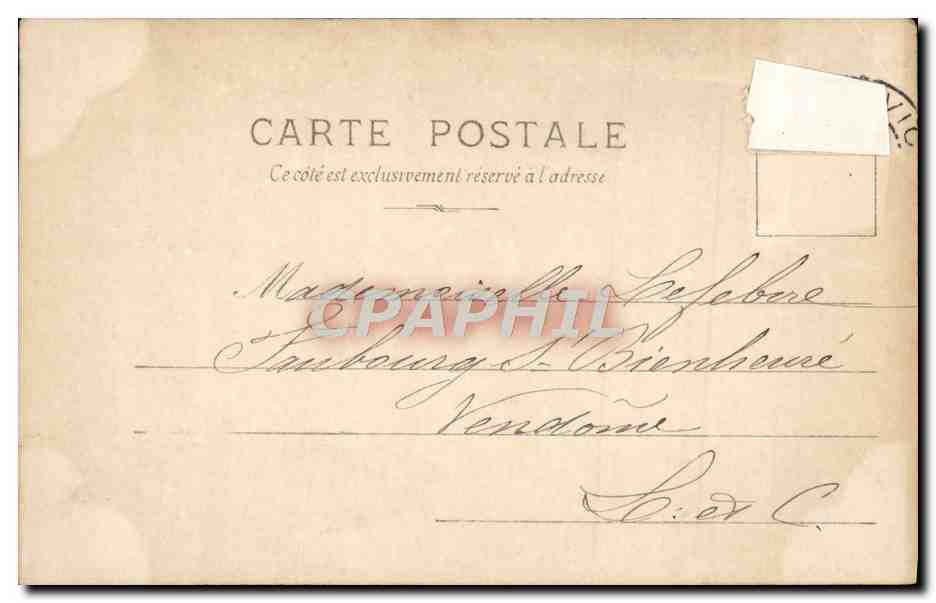 CPA Fantaisie Femme Enfant Merveilleuse au Palais Royal — Verso