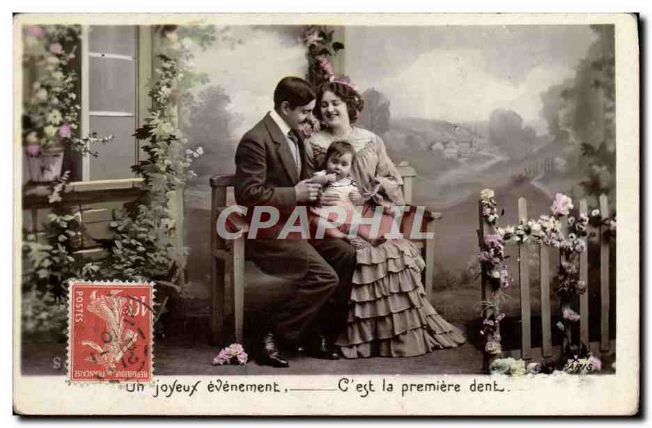 Familia — Primera dentadura — París, editor desconocido, número de serie no visible
