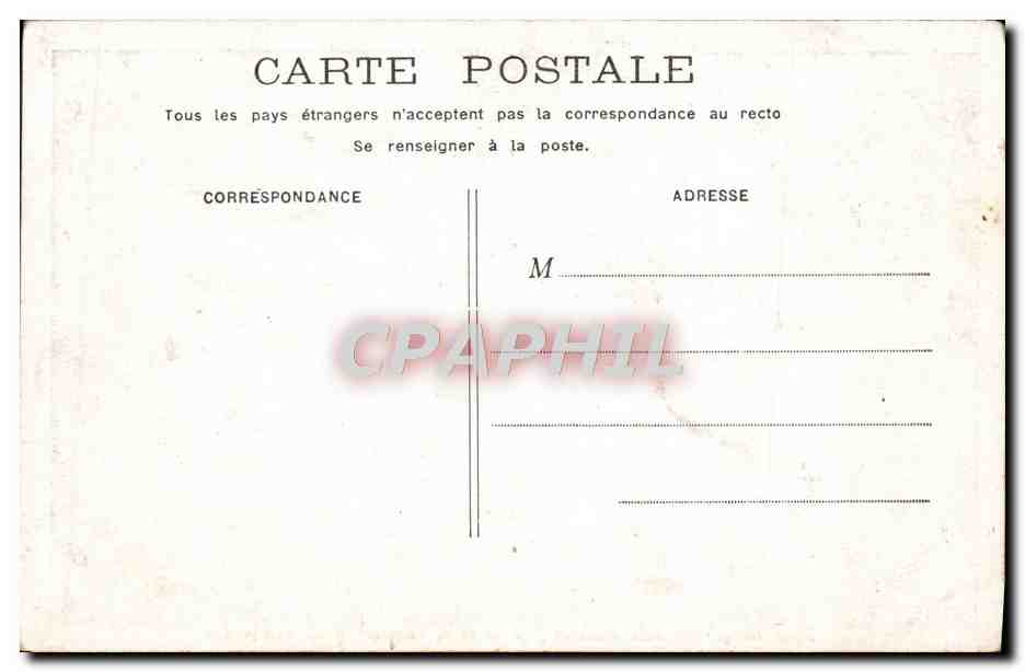 CPA Fantaisie Femme Dans ces grands bois solitaires — Rückseite
