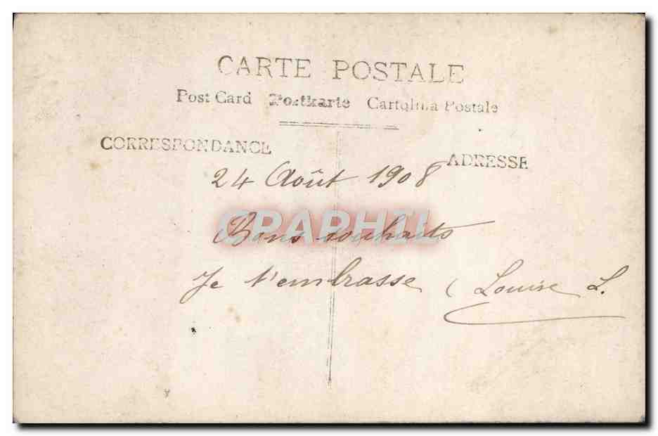 CPA Fantaisie Enfant — Rückseite