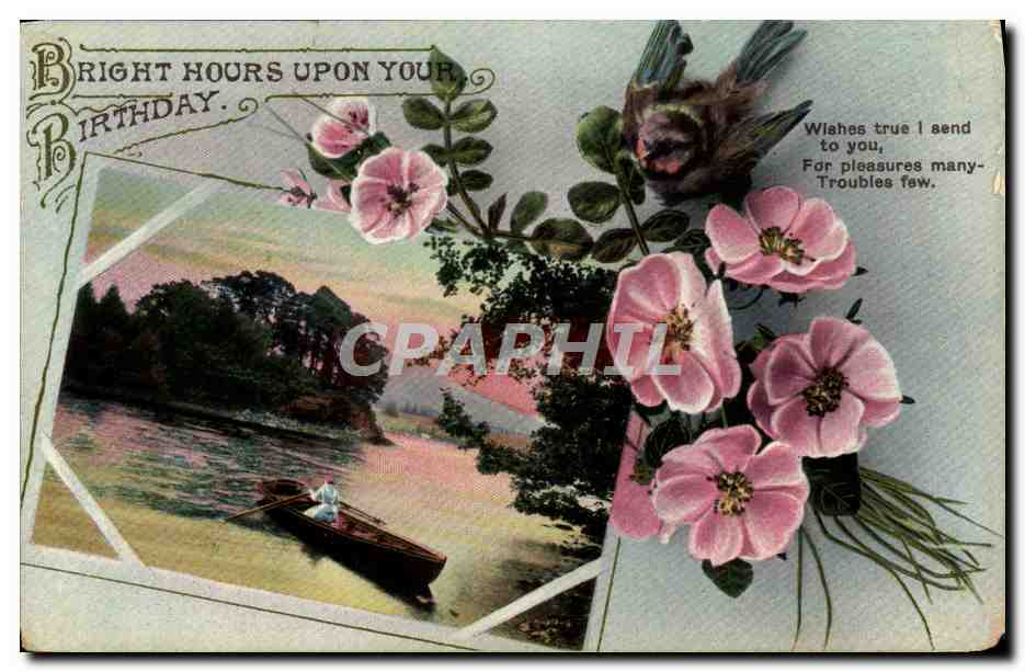 CPA Fantaisie Fleurs