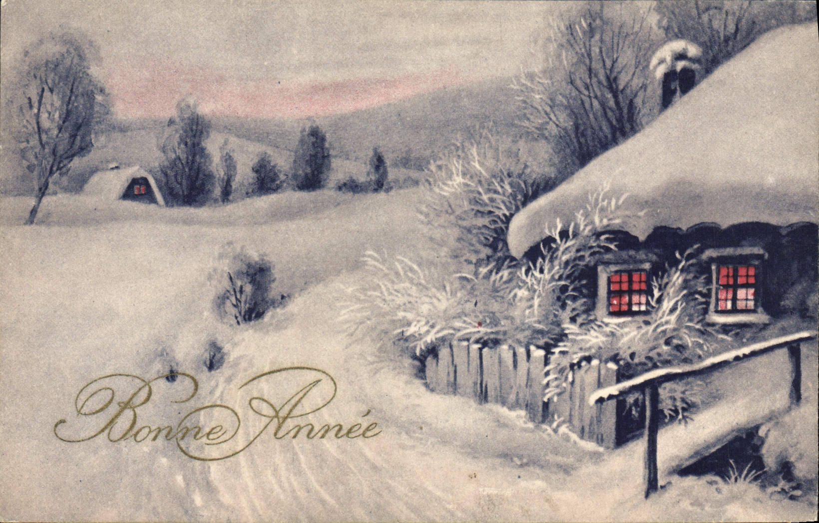 CPA Fantaisie Bonne annee