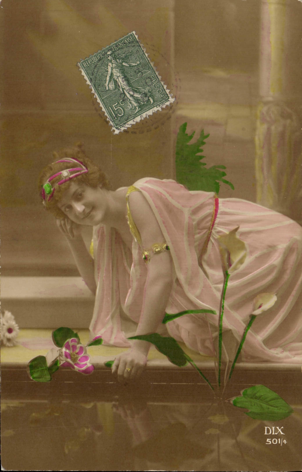 CPA Fantaisie Femme 