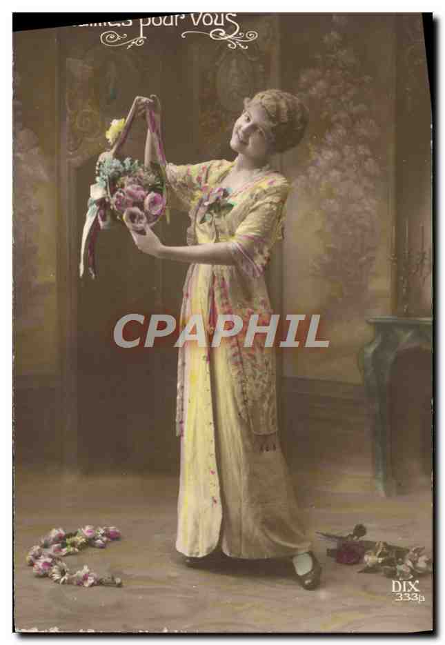 CPA Fantaisie Femme 