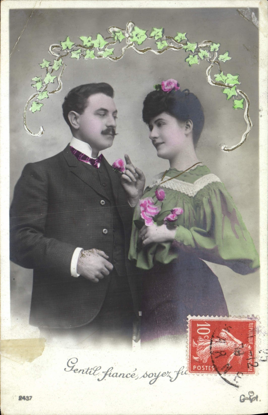CPA Fantaisie Femme 