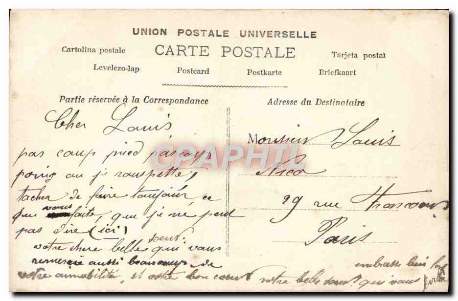 Femme et enfant dans un village — scène rustique — G.D. éditeur — Verso