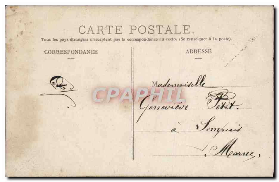 CPA Fantaisie Enfant — Verso