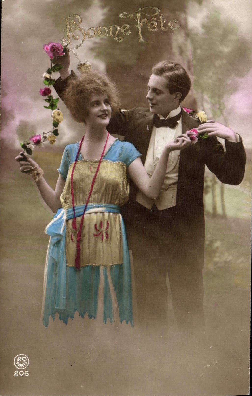 CPA Fantaisie Femme 