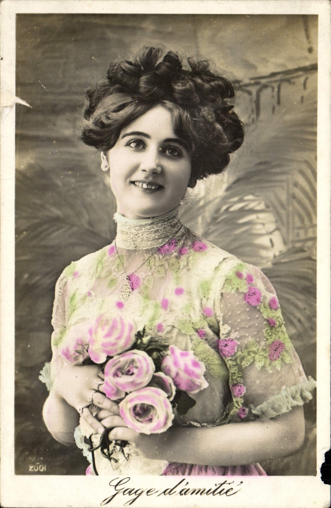 CPA Fantaisie Femme 